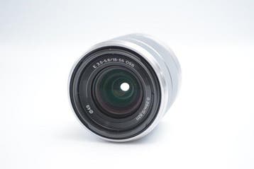 Sony SEL1855 E 18-55mm F3.5-5.6 OSS Silver Cameralens, Nieuw