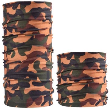 Fako Fashion - Microfiber Faceshield - Bandana - Nekwarmer -, Verzenden, Nieuw