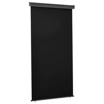 vidaXL Balkonscherm 125x250 cm zwart, Tuin en Terras, Verzenden, Nieuw