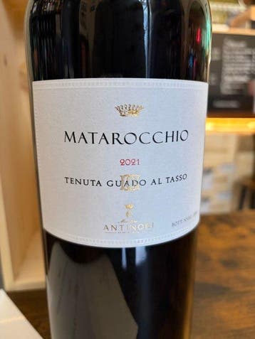 2021 Antinori Guado al Tasso “Matarocchio” - Bolgheri, Nieuw