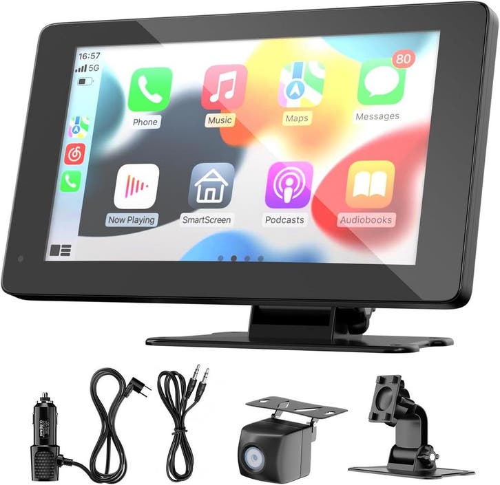 7 inch Carplay Display + Camera | Retour deal | -34% korting, Auto diversen, Autoradio's, Zo goed als nieuw, Verzenden