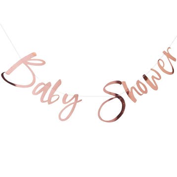 Rose Gouden Slinger Baby Shower 1,5m, Hobby en Vrije tijd, Feestartikelen, Verzenden, Nieuw