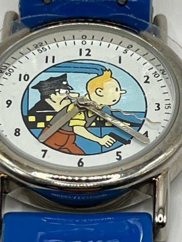 Tintin - 1 Horloge TE 006 Tintin en Taxi - Kindermaat -, Nieuw