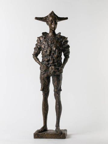 Szakáts Béla (1938-2022) - sculptuur, Sad Clown Paradox - 49