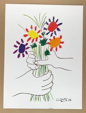 Pablo Picasso (1881-1973) (after) - Bouquet, 1958 Flowers -
