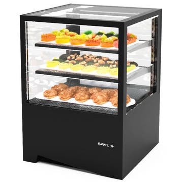 Koelvitrine | INTEGRA | Zwart | +2°C/+6°C | Geforceerd | 3, Verzenden, Nieuw in verpakking