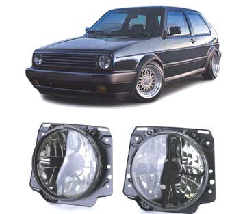 PHARES POUR VOLKSWAGEN VW GOLF 2 83-91 FUMÉS, Verzenden