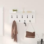 vidaXL Wandgemonteerde kapstok Wit 80 x 40 x 12 cm Bewerkt, Verzenden, Nieuw
