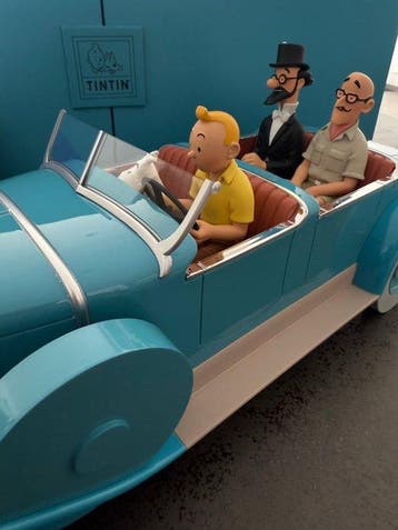 Tintin - La torpedo 1/12 - 1 Beeldje Moulinsart torpedo 1/12