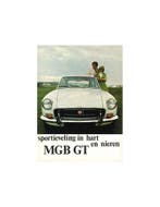 1967 MG MGB GT BROCHURE NEDERLANDS