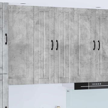 vidaXL Wandkast LUCCA Betongrijs 60 x 31 x 100 cm Bewerkt, Verzenden, Nieuw