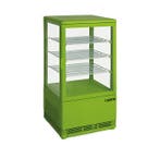 SARO Mini-koelvitrine 70 liter - SC 70 groen, Verzenden, Nieuw in verpakking, Koelen en Vriezen