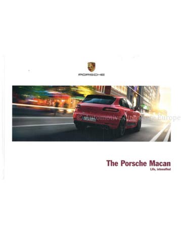 2017 PORSCHE MACAN HARDCOVER BROCHURE ENGELS