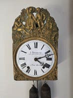 Horloge comtoise - métal, laiton, émail - 1850-1900, Antiquités & Art