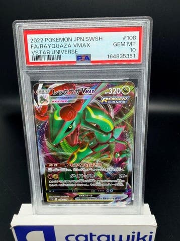 Pokémon - 1 Graded card - Rayquaza VMAX - 108/172 - VSTAR