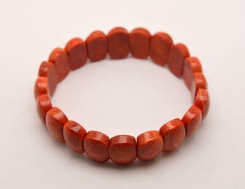 Koraal - Fijn rood koraal - 26g - Armband