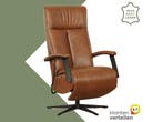 Leren relaxfauteuil met hartbalans Pure - Granada Savannah, Ophalen of Verzenden