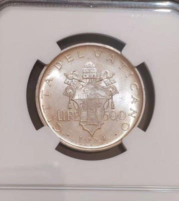 Vatican. Pope John XXIII (1958-1963). 500 Lire (Sans prix de