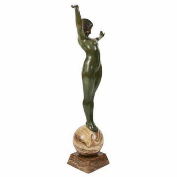 Etling, Paris - Maurice Guiraud Rivière - sculptuur,