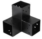 Starx paalverbinder type-Y 70x70 mm zwart, Bricolage & Construction