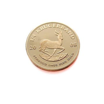 Zuid-Afrika. 1/4 Krugerrand 2008, 1/4 Oz