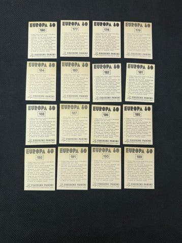 1980 Panini Europa 80 Team Espana Sticker - Presque parfait