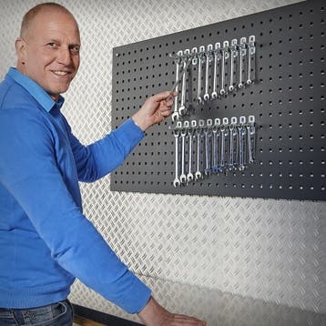 Datona Gereedschapshaak - 5 cm (10 stuks) - Datona - Zwart, Ophalen of Verzenden, Nieuw