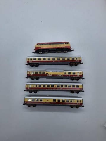 Fleischmann, Minitrix N - 7232, 51301500, 2x 51301800,, Nieuw
