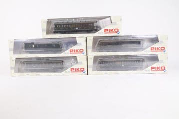 Piko H0 - 53140/41/42/45 - Modeltrein personenwagen (5) -, Nieuw