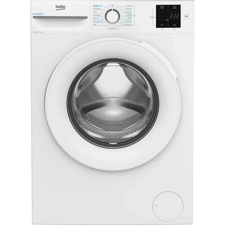 Beko B3w31041w - Wasmachine - 10 kg - 1400 tpm -, Elektronische apparatuur, Wasmachines, Ophalen of Verzenden