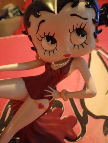 Tinnen figuurtje - Betty Boop figurine - Hars, Plastic