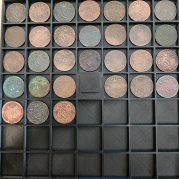 Belgique. Leopold I, Leopold II. 1, 2, 5, 10, 20 Cents Lot