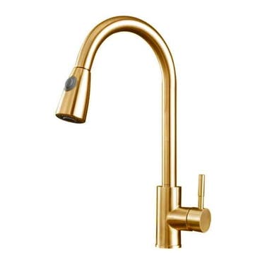Messing Keukenkraan Goud | Tweede kansje | OP = OP, Huis en Inrichting, Verzenden, Nieuw, Minder dan 50 cm
