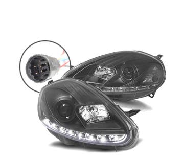 Phares Pour Fiat Grande Punto 1008-09 Daylight Fond Noir, Verzenden, Nieuw