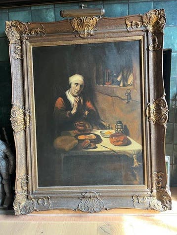 Belgische school (XX) - Het gebed zonder end, Antiquités & Art
