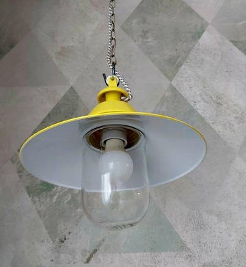 Bolichwerke - Lamp - Bremen - metaal keramiek glas - Vintage