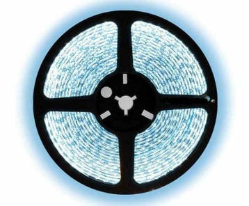 LED Strip 5M 60 LED's / M 14,4W 12V IP54 Waterdicht Daglicht, Verzenden, Nieuw