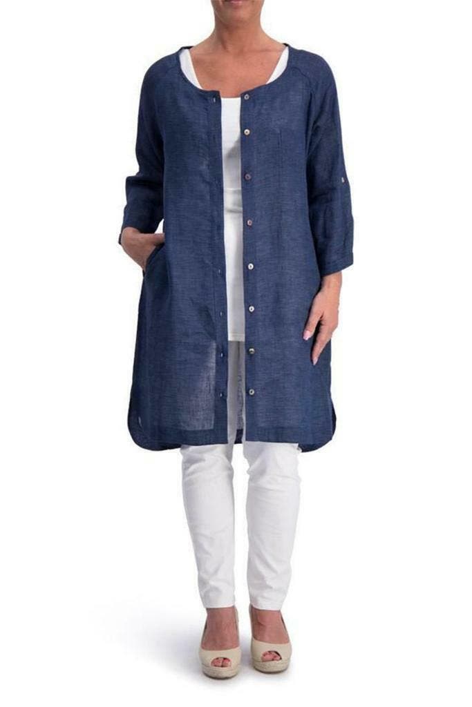 Blouse Gaya Ophilia linen maat 46, Kleding | Dames, Blouses en Tunieken, Verzenden