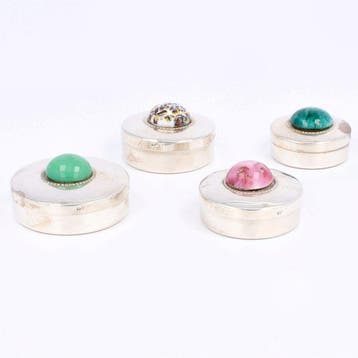 Zilveren doosjes - Doos (4) - .925 zilver
