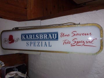 Allemagne - Bier Karlsbräu Spezial - Harol - Reclamebord -