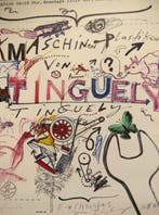 Jean Tinguely - Affiche originale dexposition, signée et