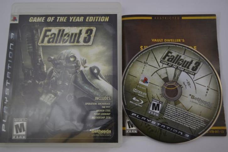 Fallout 3 - Game of the Year Edition (PS3 USA), Games en Spelcomputers, Games | Sony PlayStation 3