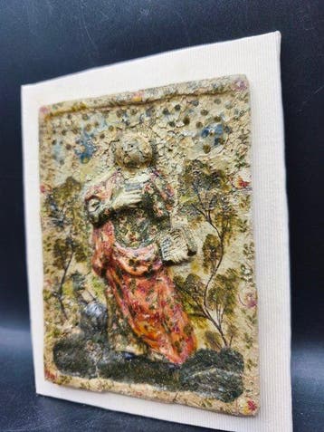 Votiefgeschenk - kalk - Ex voto conventueel - 1850