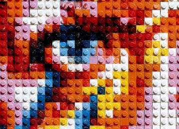 David Law - Brick Icons - David Bowie