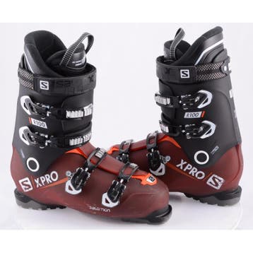 41 42 45 46 47 skischoenen SALOMON X PRO R100, DARK red, MY, Verzenden, Gebruikt, Salomon