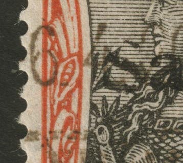 Saarland 1920 - SAAR 10 y III Y, Papier en met plaatfout Y,, Gestempeld