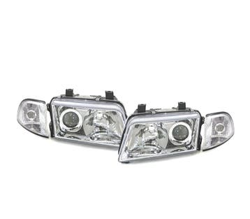 PHARES XENON AUDI A4 B5 94-01 FOND CHROMÉ, Autos : Pièces & Accessoires, Verzenden
