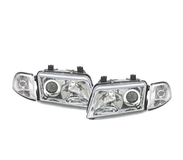 PHARES XENON AUDI A4 B5 94-01 FOND CHROMÉ, Auto-onderdelen, Verlichting, Verzenden