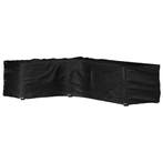 vidaXL Tuinmeubelhoezen met 16 oogjes L-vormig 210x260x80 cm, Tuin en Terras, Verzenden, Nieuw