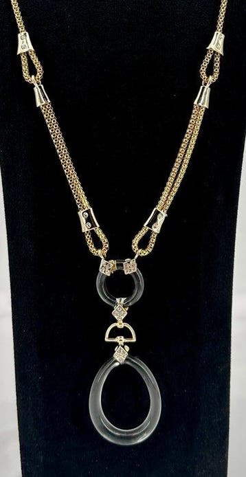 Other brand - Prinses Grace van Monaco Kristallen ketting –